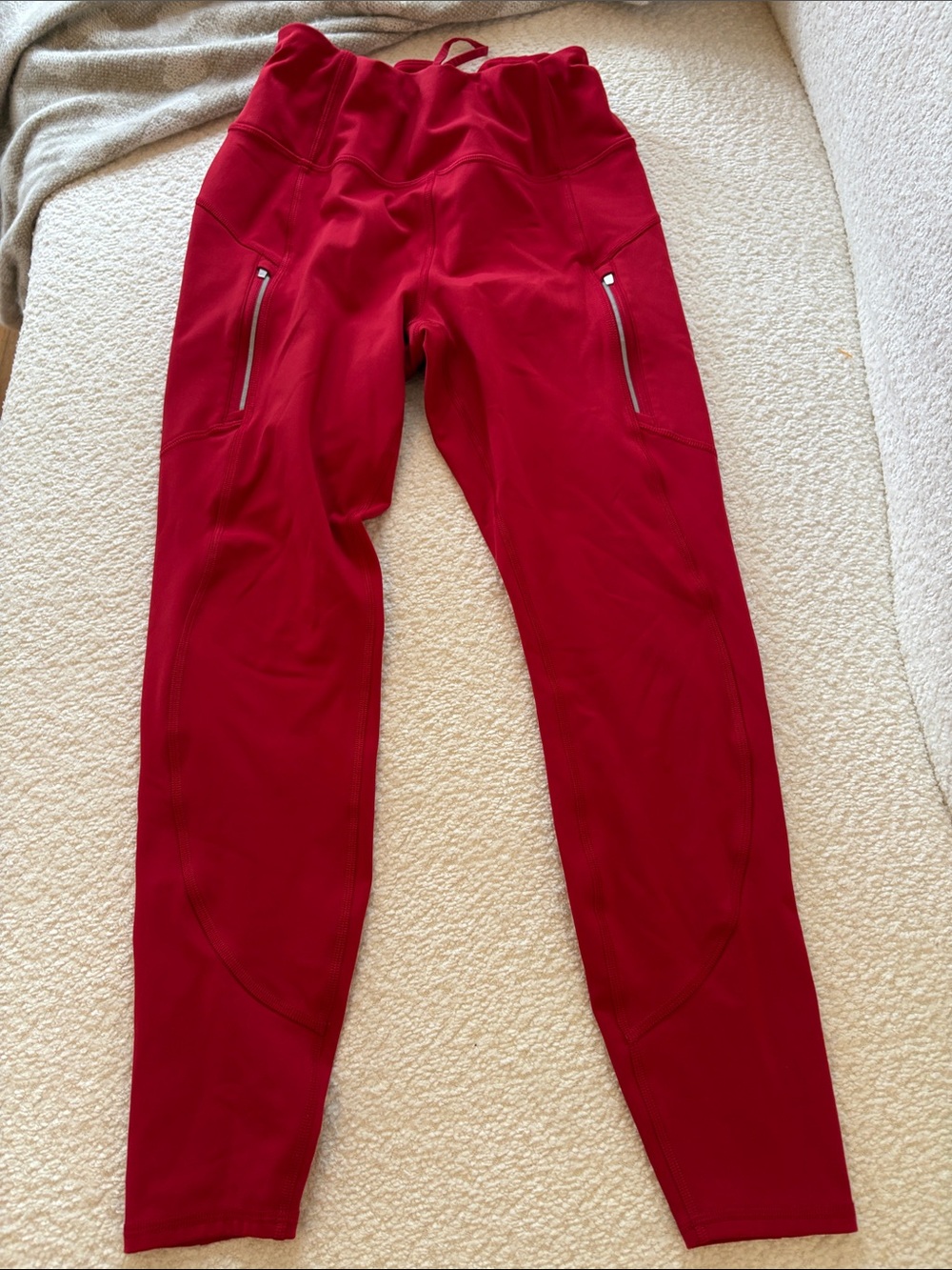 Athleta Crimson High-Waist Performance Leggings